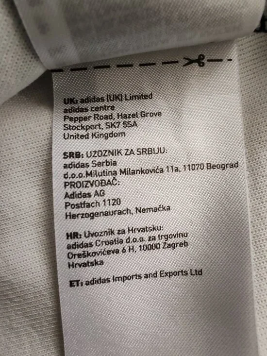 Adidas x Marimekko Laine Wave Print Cropped Sweatshirt - Green/Beige - Size L - Picture 5 of 14